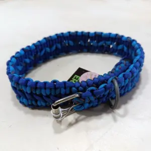 Paracord Halsband blau